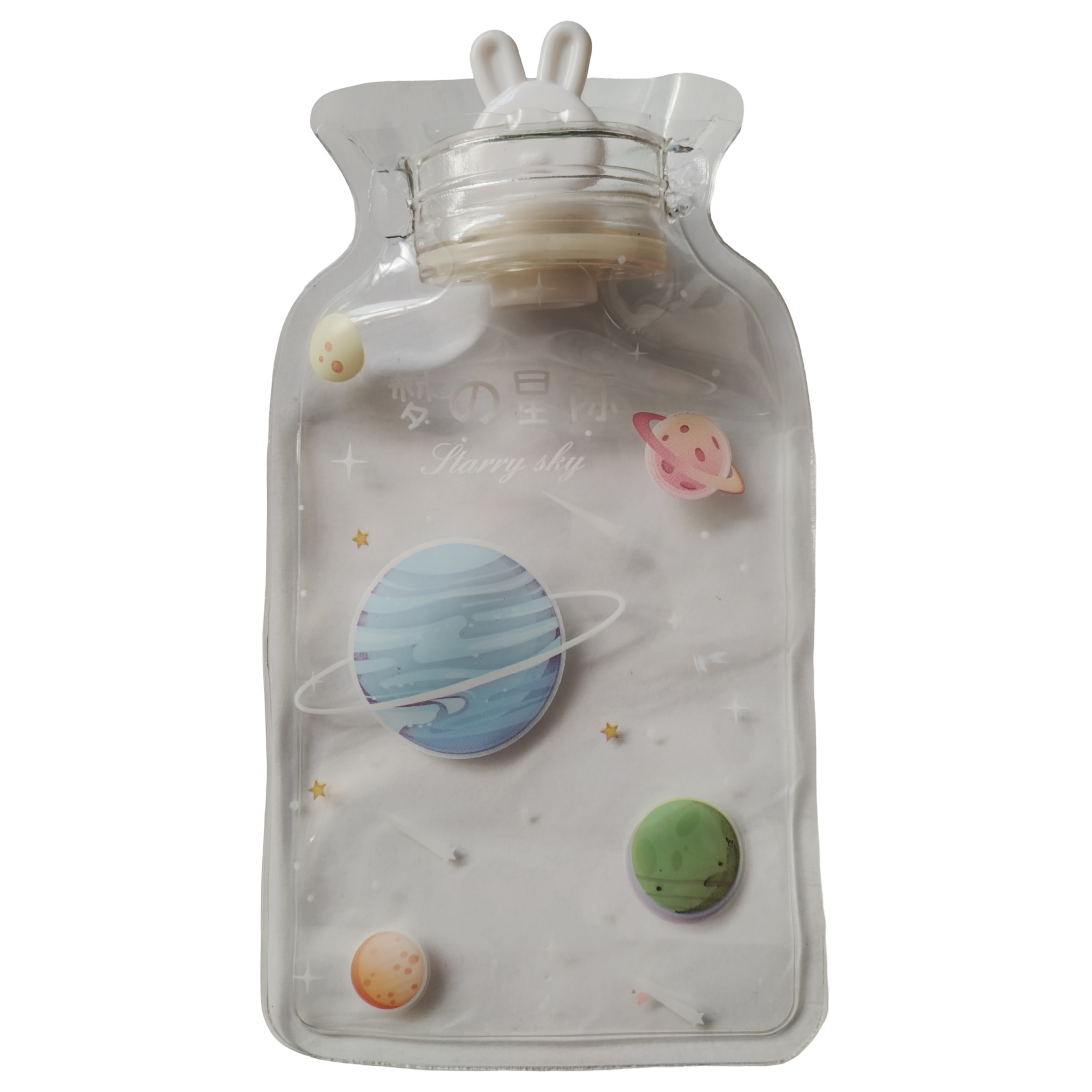 کیسه آب گرم کودک طرح کهکشان کد 144 با ظرفیت 300 میلی لیتر