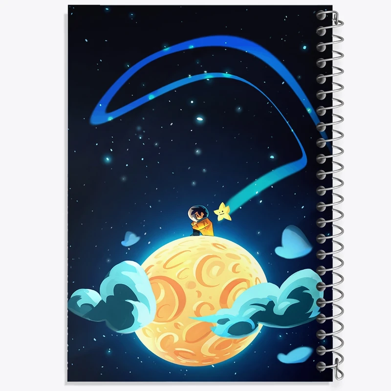 دفتر نت موسیقی 50 برگ خندالو مدل شازده کوچولو کد F947