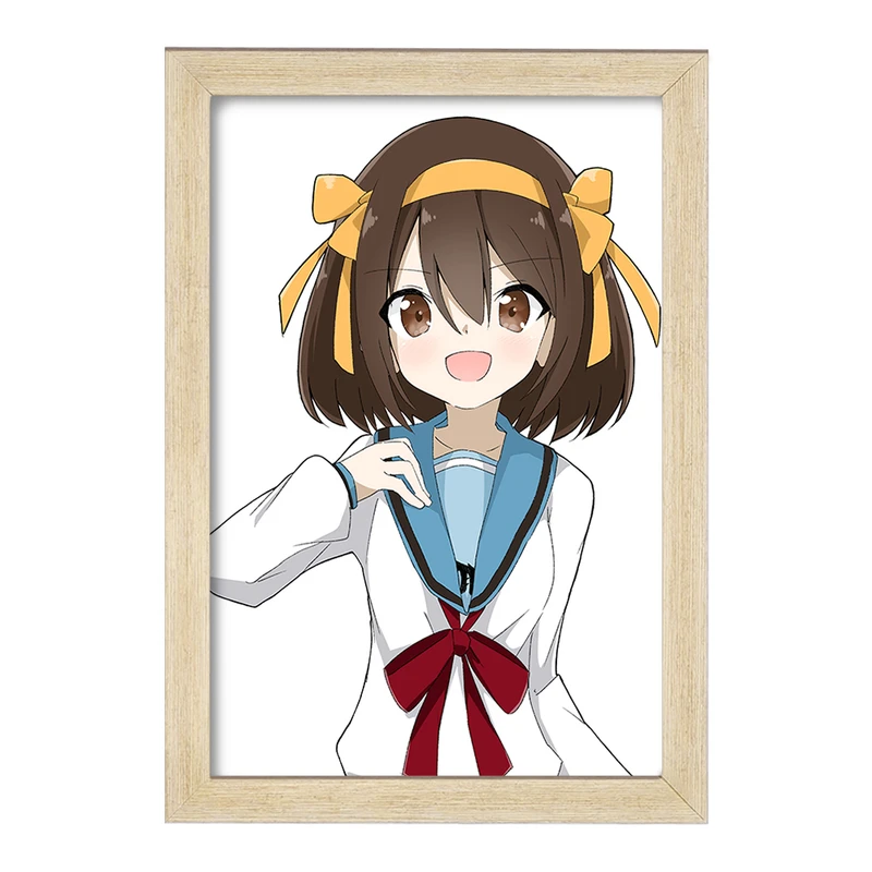 تابلو خندالو مدل هاروهی انیمه ناپدید شدن هارومی سوزومیا The Disappearance of Haruhi Suzumiya  کد 23123