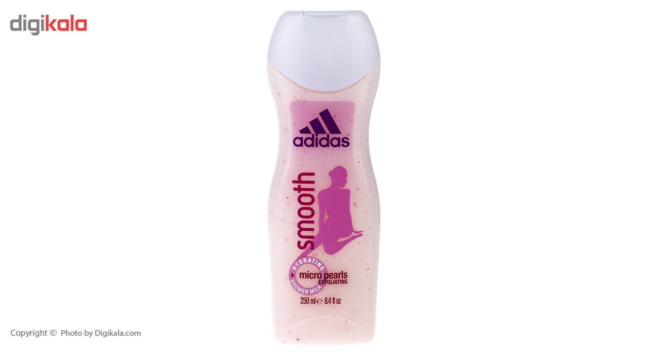 شامپو بدن زنانه آدیداس مدل Smooth حجم 250 میلی لیتر