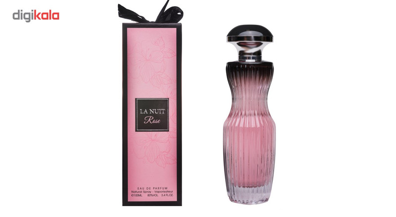 ادو پرفیوم زنانه فراگرنس ورد مدل La Nuit Rose حجم 100 میلی لیتر