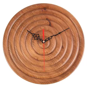 ساعت چوبی عتسا طرح مدور کد 168007