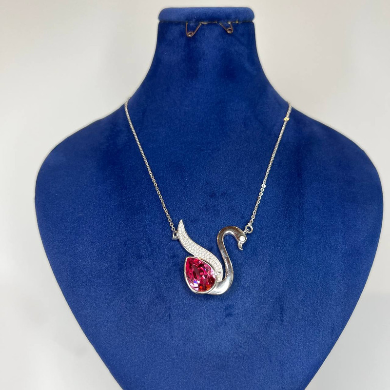 گردنبند دخترانه ژوپینگ مدل قو طرح سوار گردنبند دخترانه ژوپینگ مدل قو طرح سوار