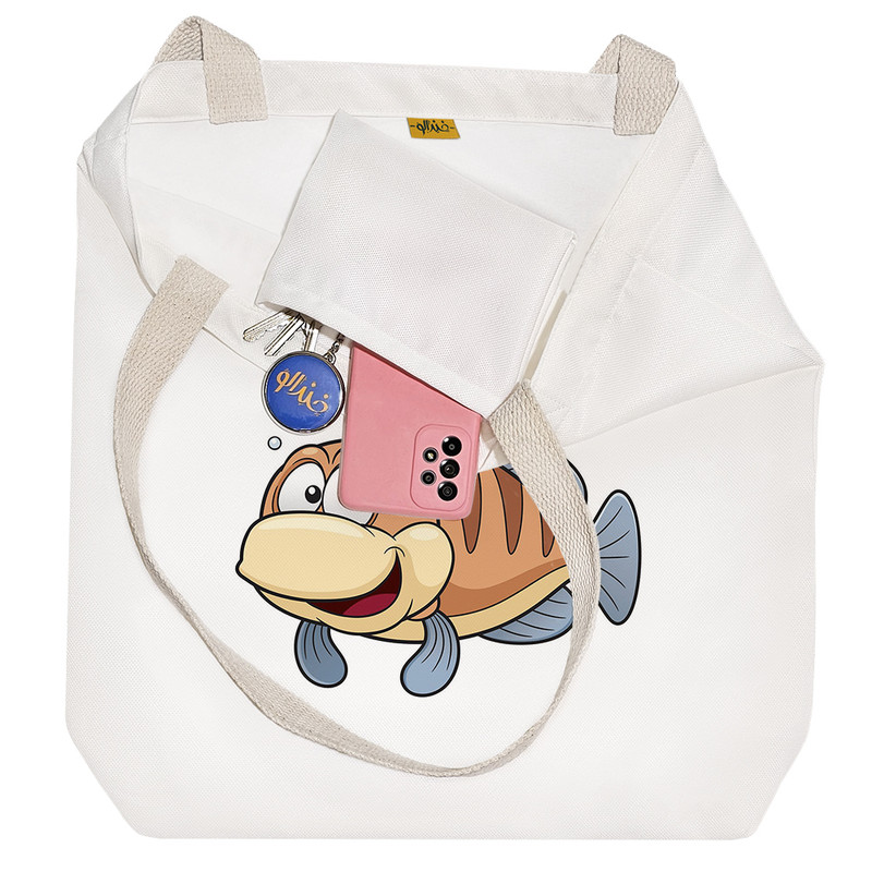 ساک خرید خندالو مدل ماهی کد 6162