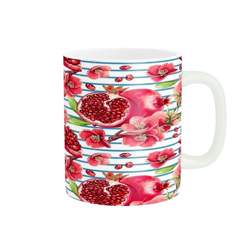 ماگ پاد آفرین مدل فانتزی طرح پاییزی شب یلدا شب چله انار کد p11634