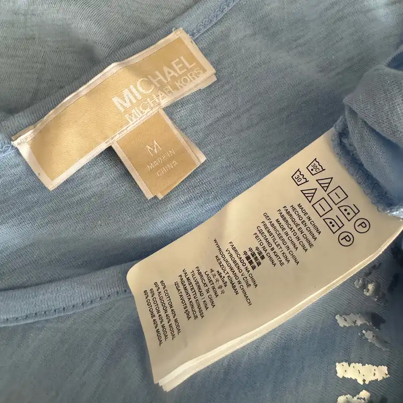 تی شرت آستین کوتاه زنانه مایکل کورس مدل AG654