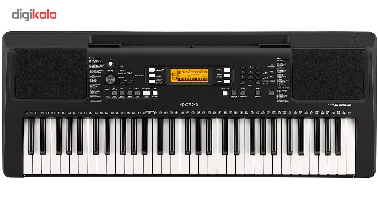 yamaha psre363 premium keyboard package with sxks stand