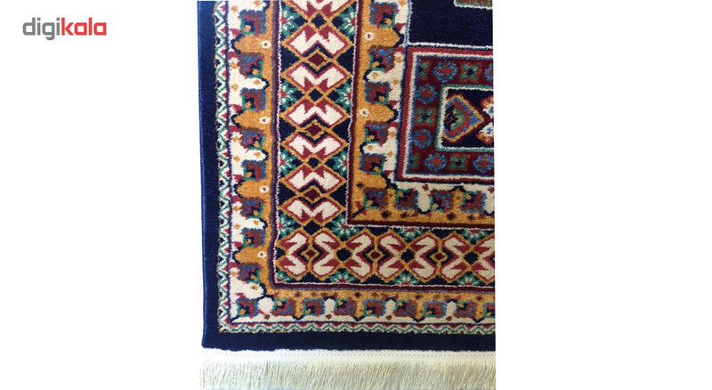 گبه ماشینی پارس نقش طرح صوفیا زمینه سرمه ای