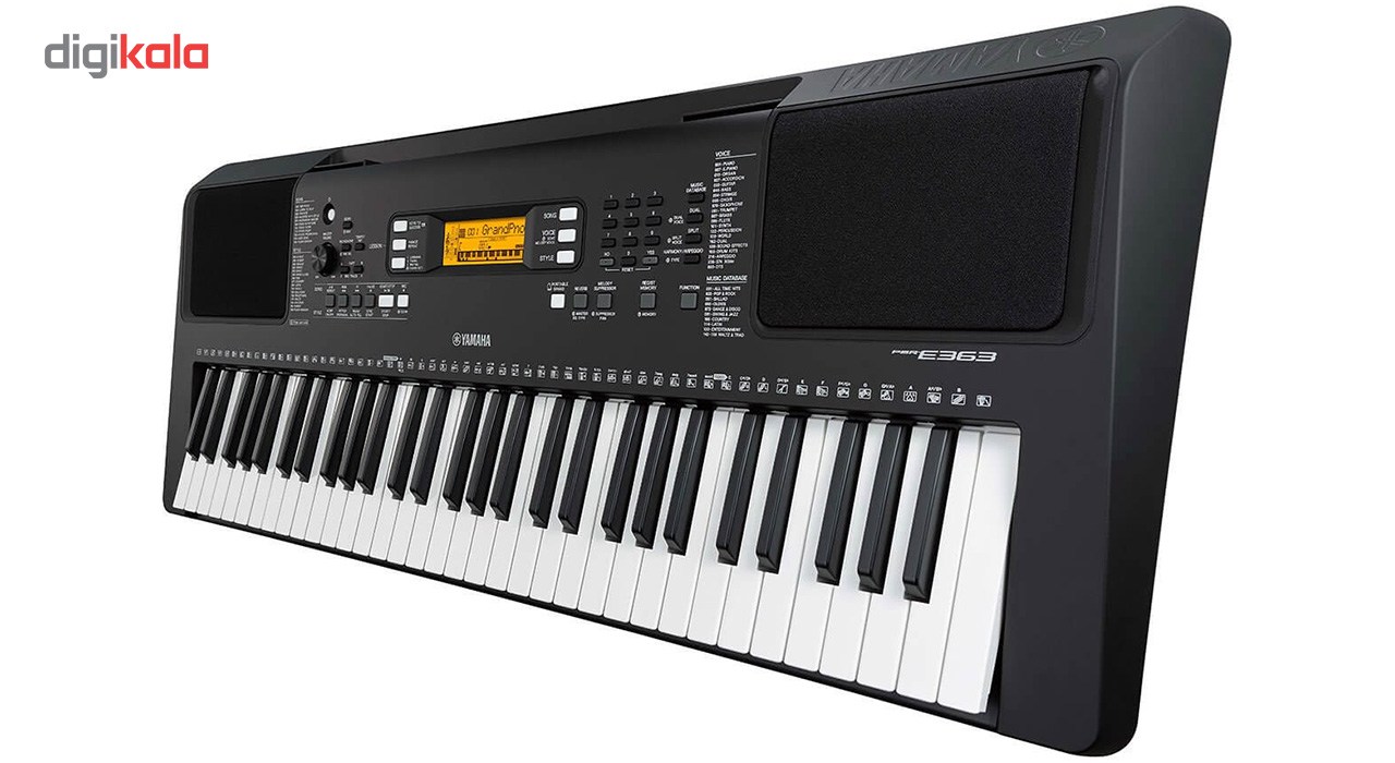 yamaha psre363 premium keyboard package with sxks stand