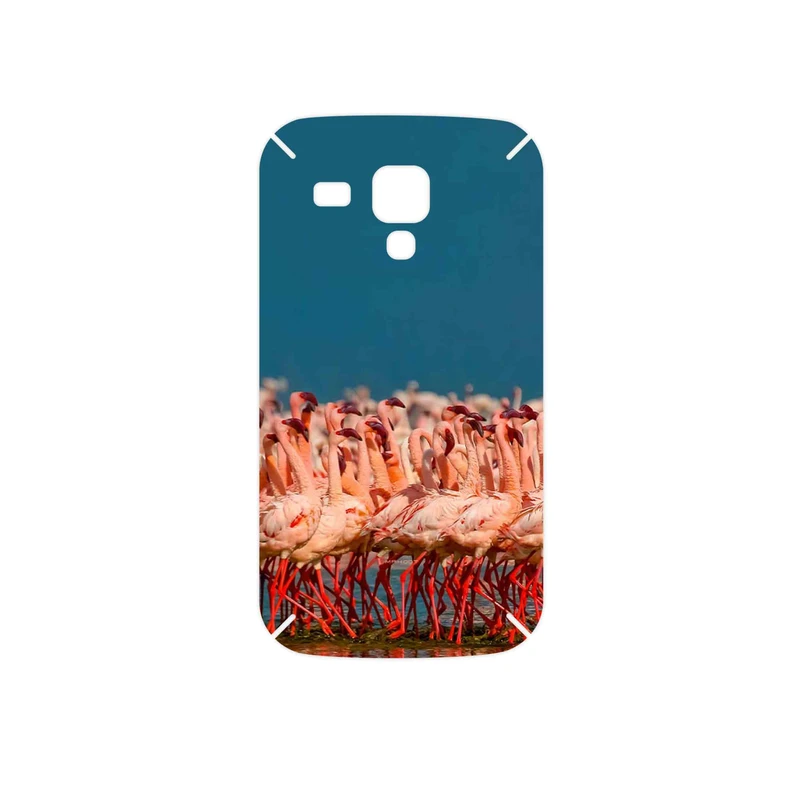 برچسب پوششی ماهوت مدل Flamingo مناسب برای گوشی موبایل سامسونگ Galaxy S Duos GT S7562