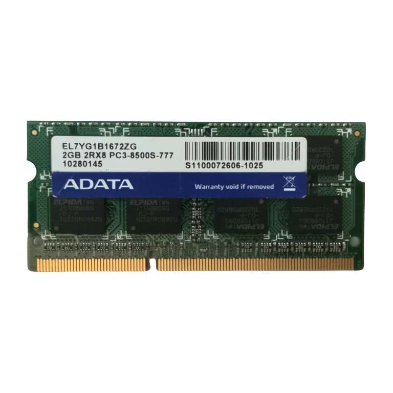 رم لپتاپ DDR3L تک کاناله 1066 مگاهرتز CL7 ای دیتا مدل 8500S ظرفیت 2 گیگابایت