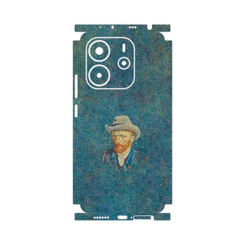 برچسب پوششی ماهوت مدل Self portrait with a gray felt hat-FullSkin مناسب برای گوشی موبایل شیائومی Redmi Note 14 4G