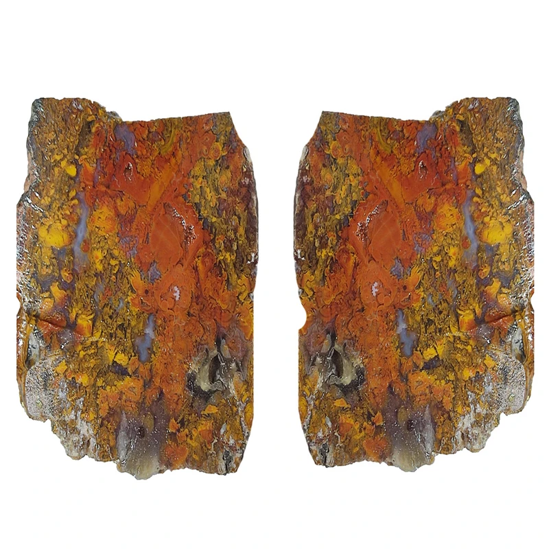 سنگ عقیق شجر مدل E 195 مجموعه 2 عددی