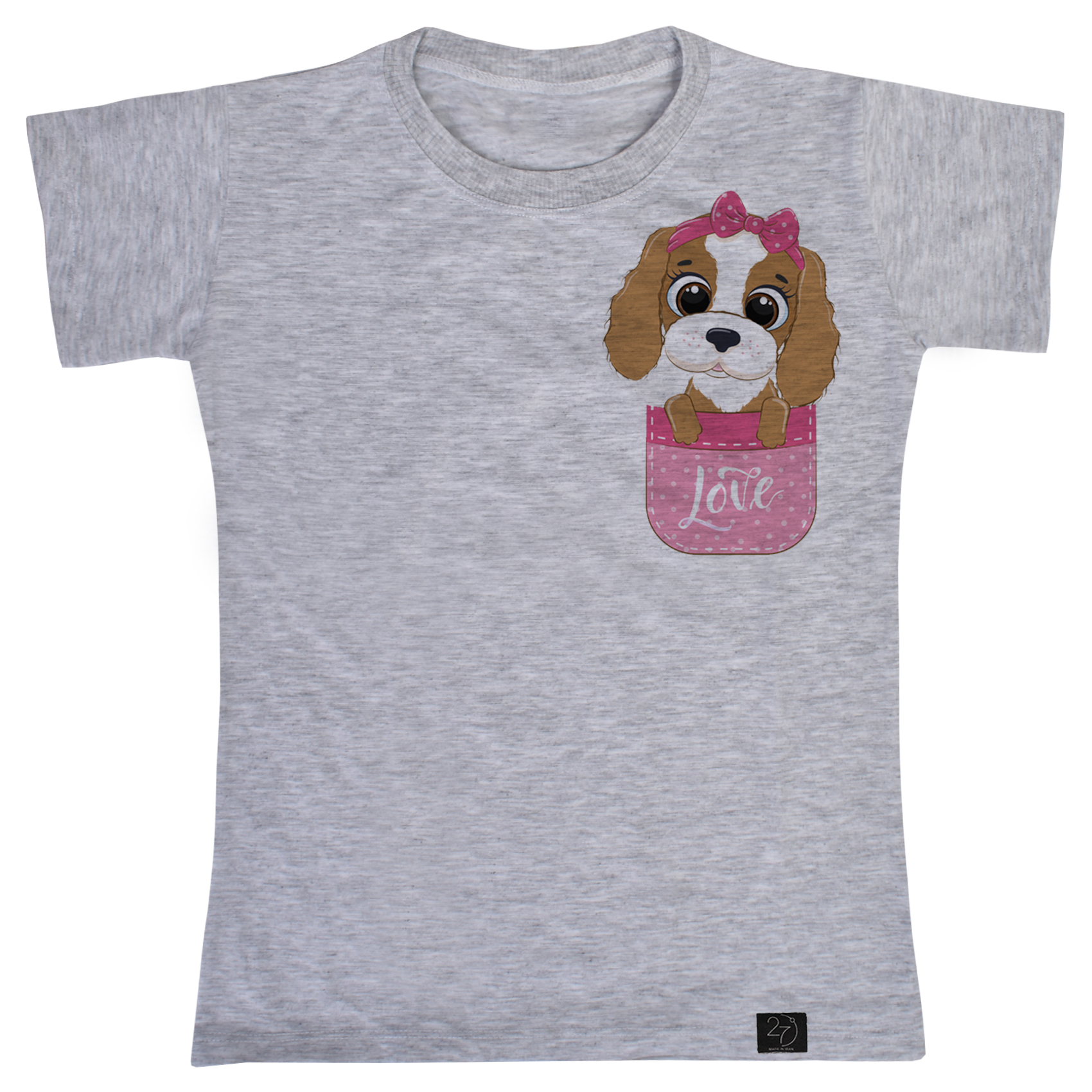 تی شرت دخترانه 27 مدل DOG کد J33