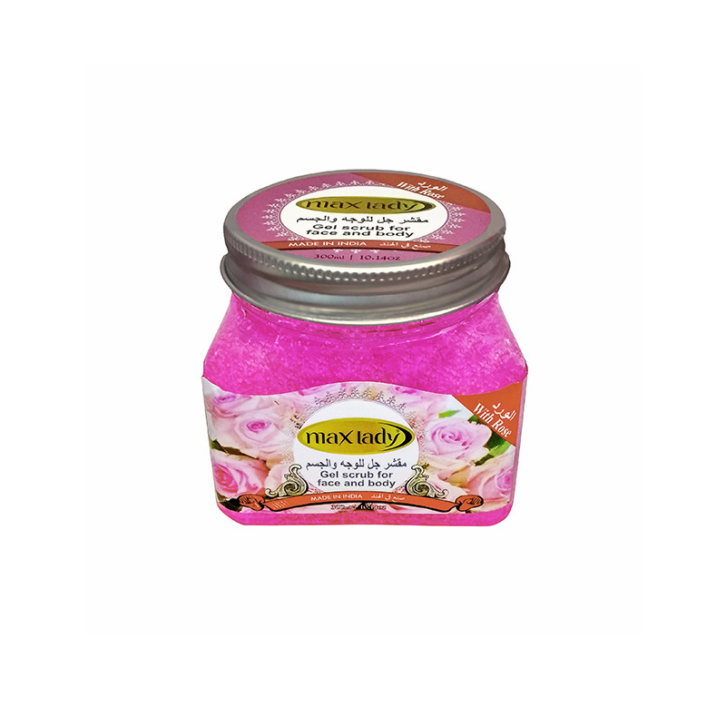 اسکراب لایه بردار مکس لیدی مدل Rose حجم 300 میلی لیتر اسکراب لایه بردار مکس لیدی مدل Rose حجم 300 میلی لیتر