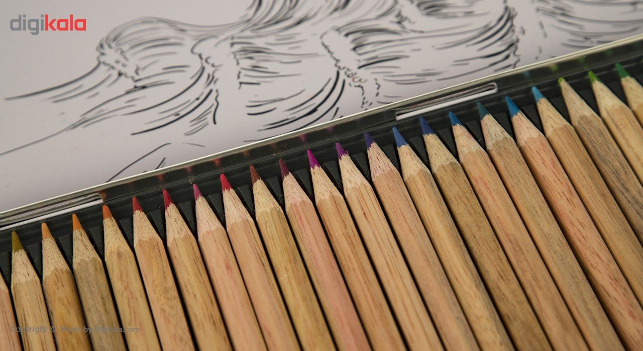 مداد رنگی 36 رنگ آریا مدل 3023