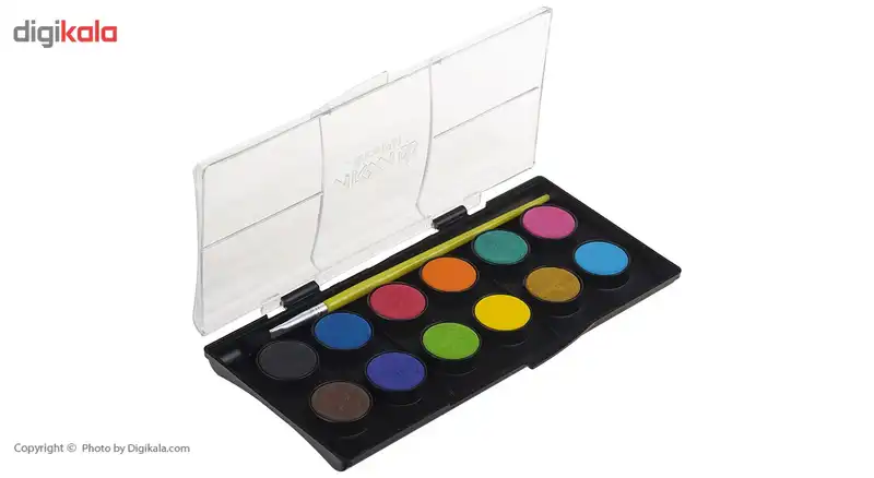 آبرنگ 12 رنگ آریا کد 1-5008