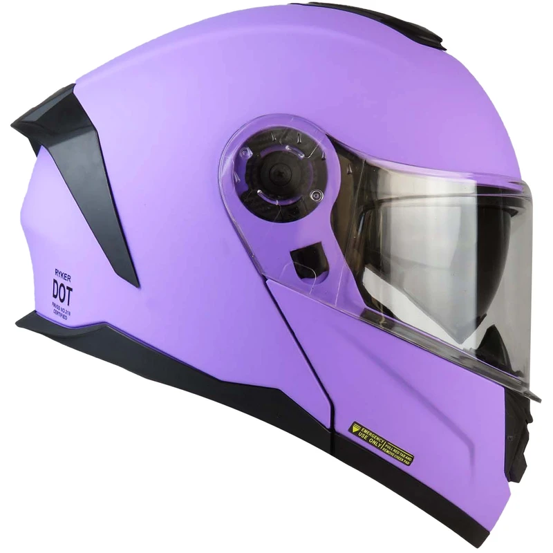 کلاه کاسکت فک متحرک لائوس مدل Matt Orchid کد 2176