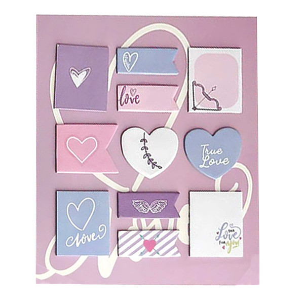 کاغذ چسب دار مدل heart کد 33