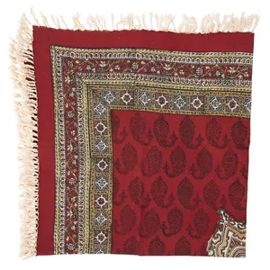 سفره قلمکار اثر عطریان طرح 49 سایز 100 × 100 سانتی متر