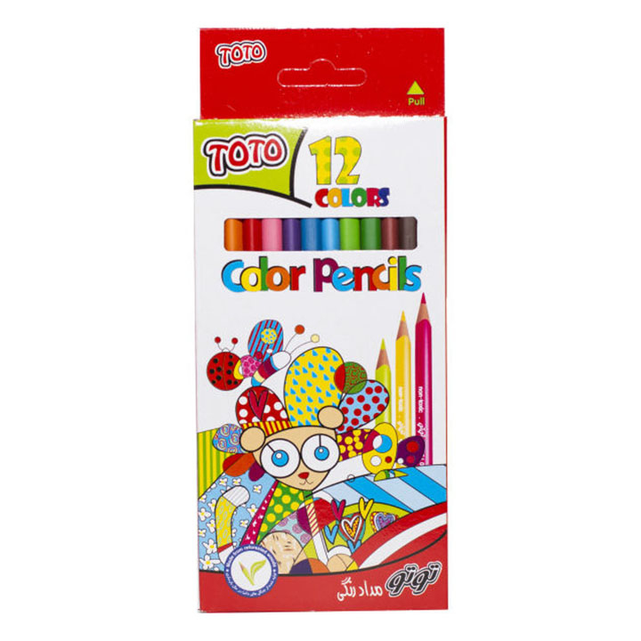  مدادرنگی 12 رنگ توتو کد 3110