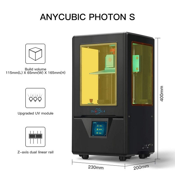 پرینتر سه بعدی آنیکیوبیک مدل Photon S 2