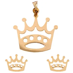 نیم ست طلا 18 عیار اسنو گلد کد 12005
