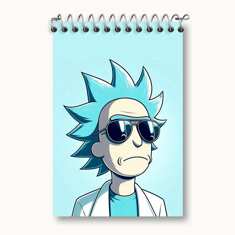 دفتر یادداشت 50 برگ خندالو مدل ریک (Rick) کد F1869