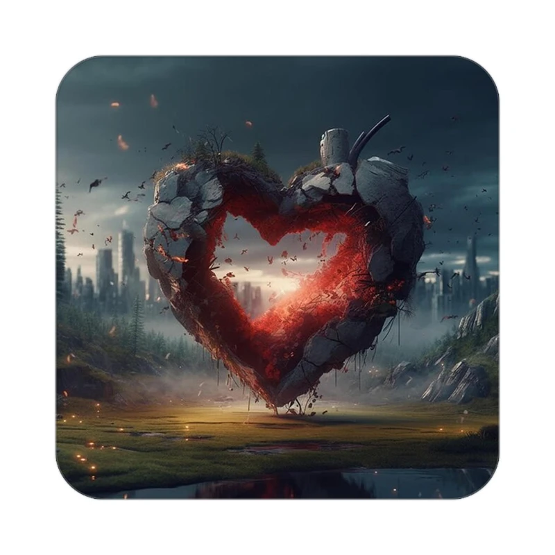 زیر لیوانی کاکتی مدل عاشقانه کد mp11149