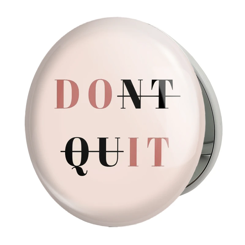 آینه جیبی خندالو طرح جملات انگیزشی مدل تاشو کد 24824 