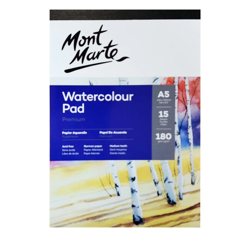 دفتر آبرنگ مونت مارت مدل 180GSM PAD