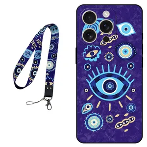 Megafone Devil Eye 0023 Cover For Apple iPhone 16 Pro Max Mobile Neckband 