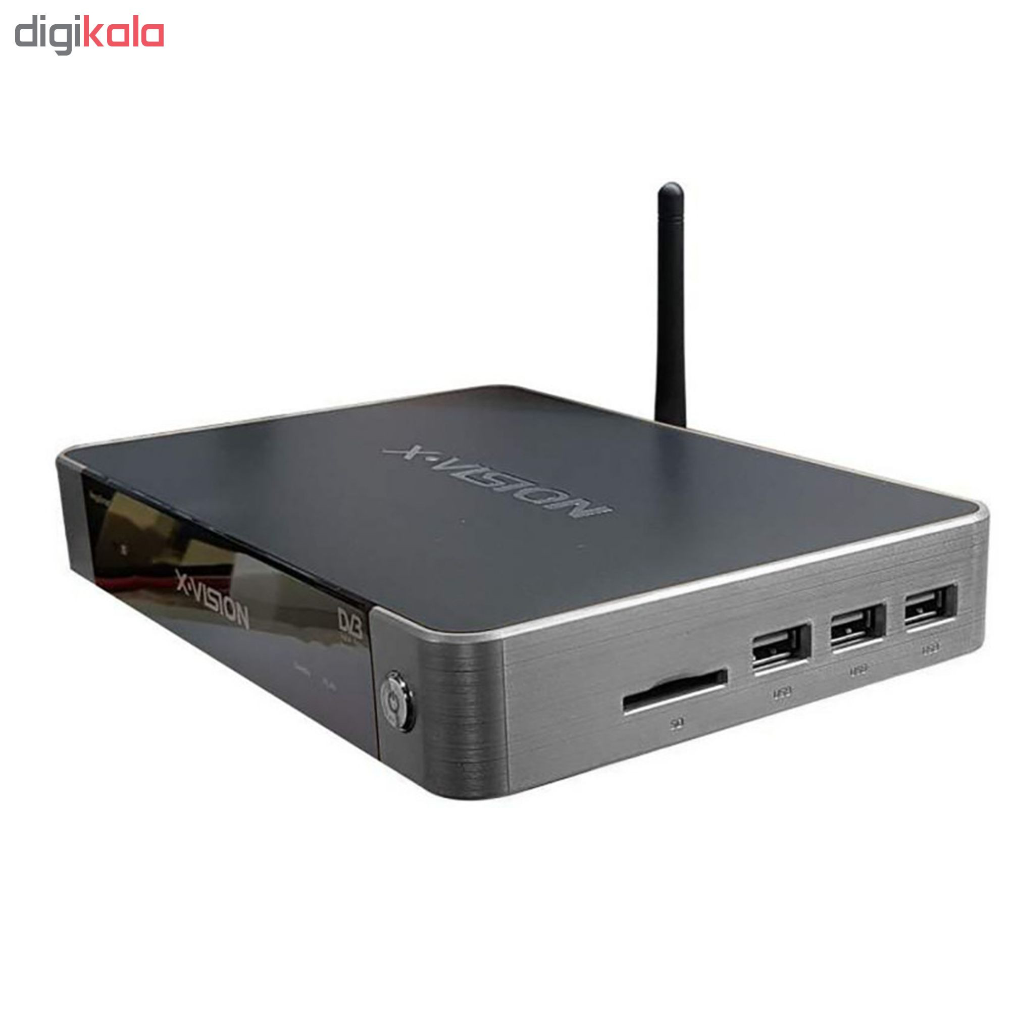 اندروید باکس ایکس ویژن مدل DVB-T2+PLUS