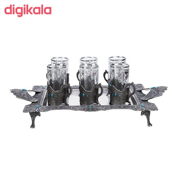 سرویس چای خوری 16 پارچه طرح طاووس main 1 1