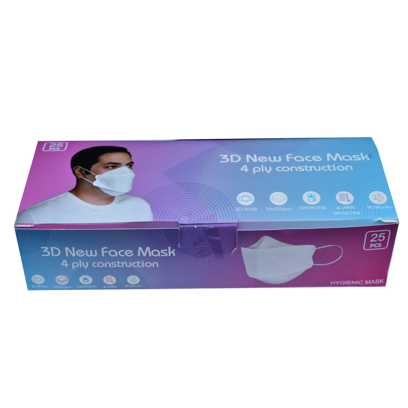 ماسک تنفسی کد 0063W بسته 25 عددی