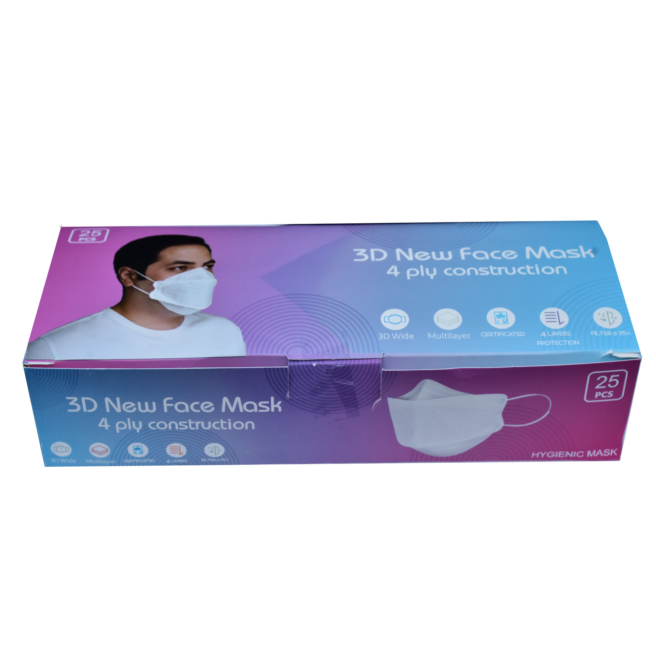 ماسک تنفسی کد 0063SA بسته 25 عددی