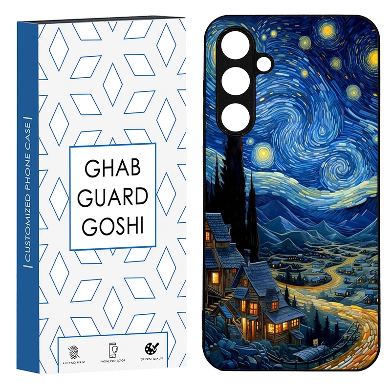 کاور قاب گارد گوشی طرح ونگوگ کد TPU-069 مناسب برای گوشی موبایل سامسونگ Galaxy A54
