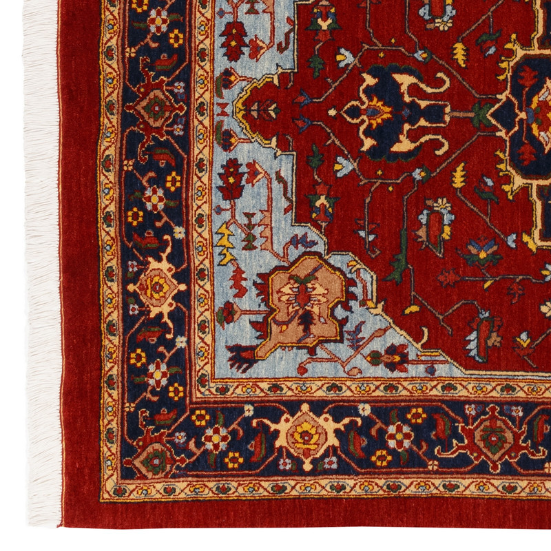 فرش دستباف چهار متری سی پرشیا کد 179740 زمینه لاکی