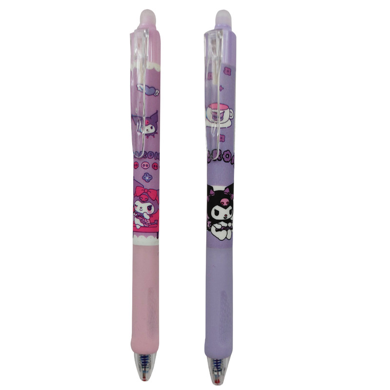 خودکار مدل پاک کن دار فشاری طرح کرومی کد 1 بسته 2 عددی