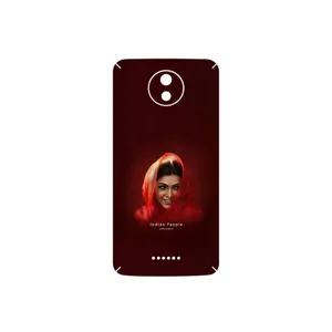 MAHOOT Portrait of an Indian Woman Cover Sticker for Motorola Moto C Plus