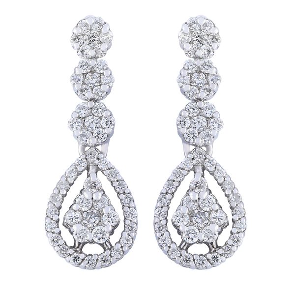 گوشواره طلا 18 عیار زنانه مدل 11207