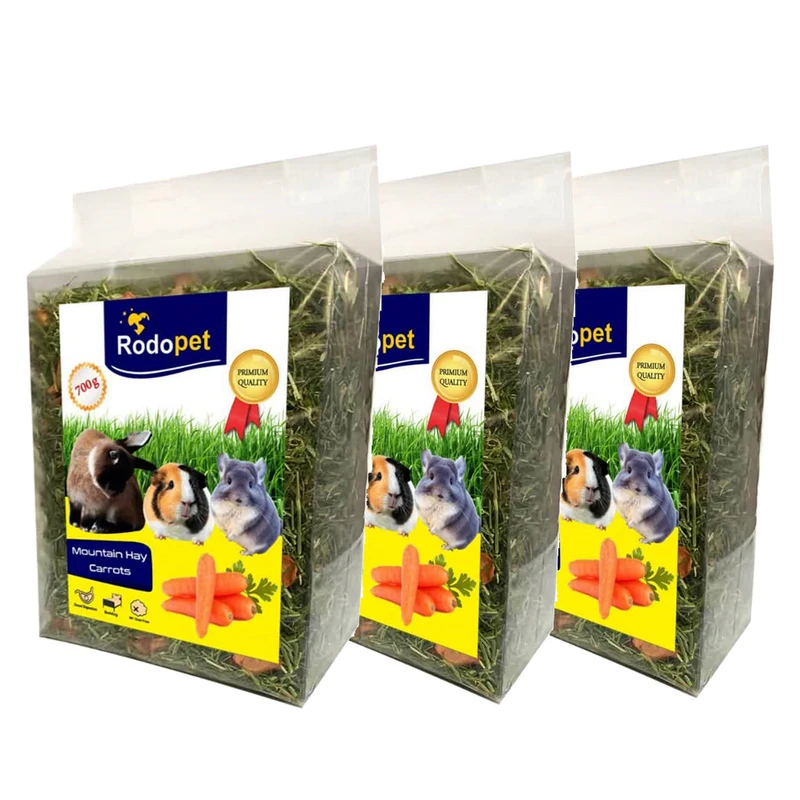 یونجه جوندگان ردوپت مدل هویج MHR Carrots 700 وزن 700 گرم بسته بندی 3 عددی