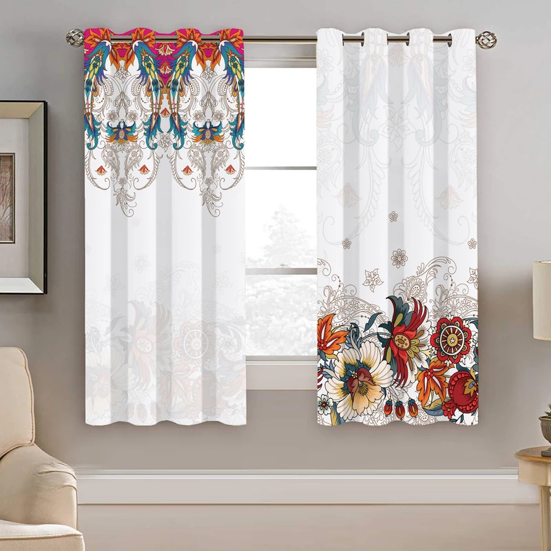 پرده نیروانا طرح سنتی مدل مخمل کد 4500 سایز 140×200 سانتی متر