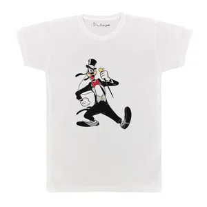 تی شرت آستین کوتاه بچگانه پرمانه طرح گوفی کد pmt.7725