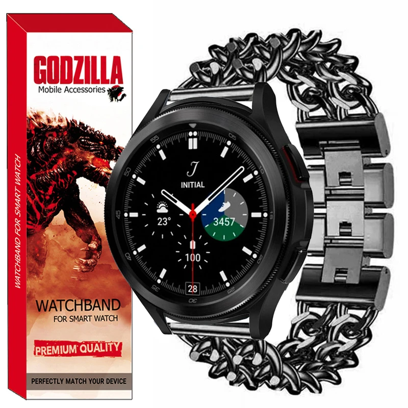 بند گودزیلا مدل CARTIR مناسب برای ساعت هوشمند سامسونگ Galaxy Watch4 Classic 42mm