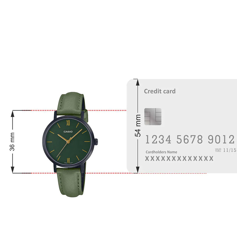 ساعت مچی عقربه ای زنانه کاسیو مدل LTP-VT02BL-3AUDF ساعت مچی عقربه ای زنانه کاسیو مدل LTP-VT02BL-3AUDF