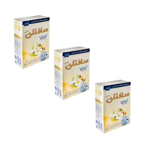 پودر ماشین لباسشویی سافتلن طلایی مدل درخشان مجموعه 3 عددی