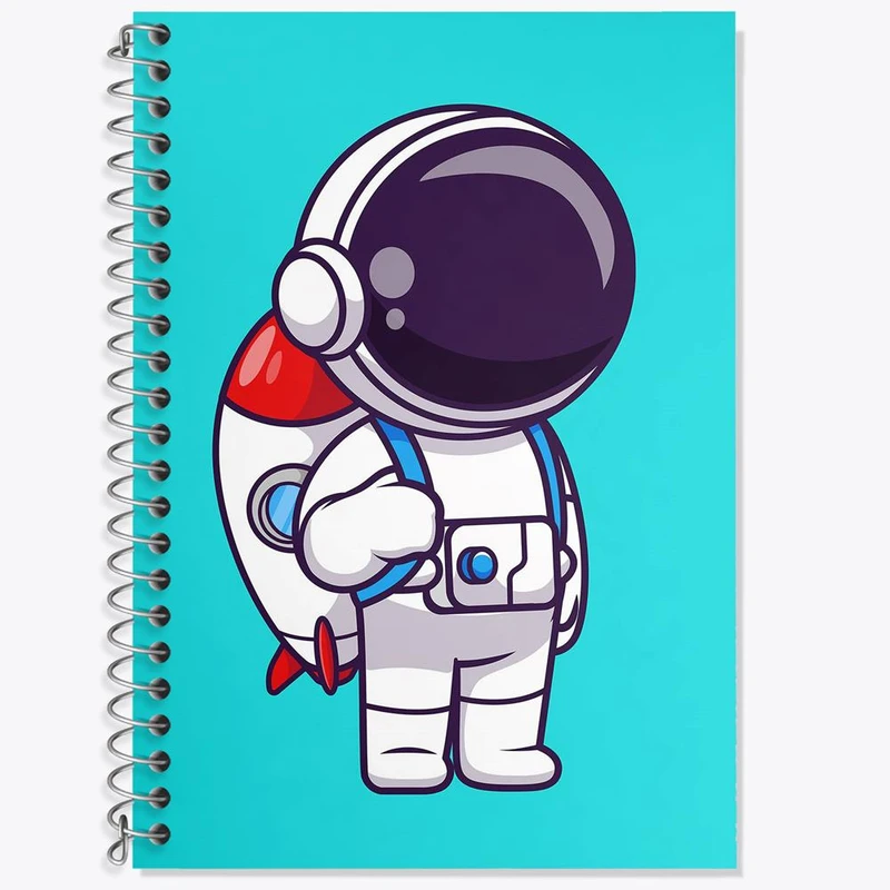 دفتر لغت 50 برگ خندالو مدل فضانورد کد 25130