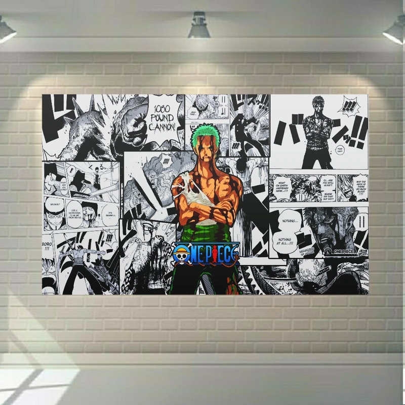 پوستر دیواری طرح انیمه Onepiece مدل SDP717