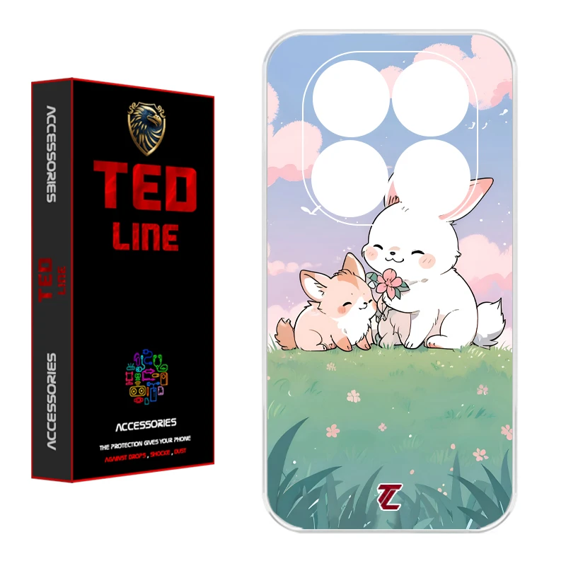 کاور تدلاین طرح خرگوش کد 1184 مناسب برای گوشی موبایل شیائومی Poco X7 / Redmi Note 14 Pro 4G